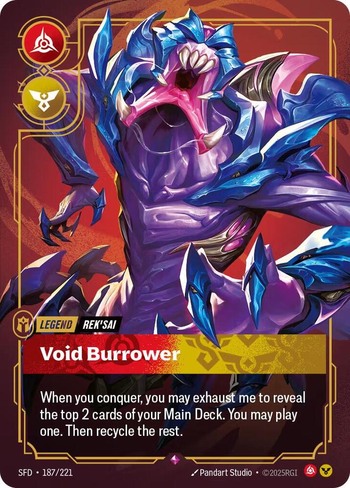 Reksai Void Burrower 187/221 (Spiritforged)  - Foil | Good Games Adelaide SA