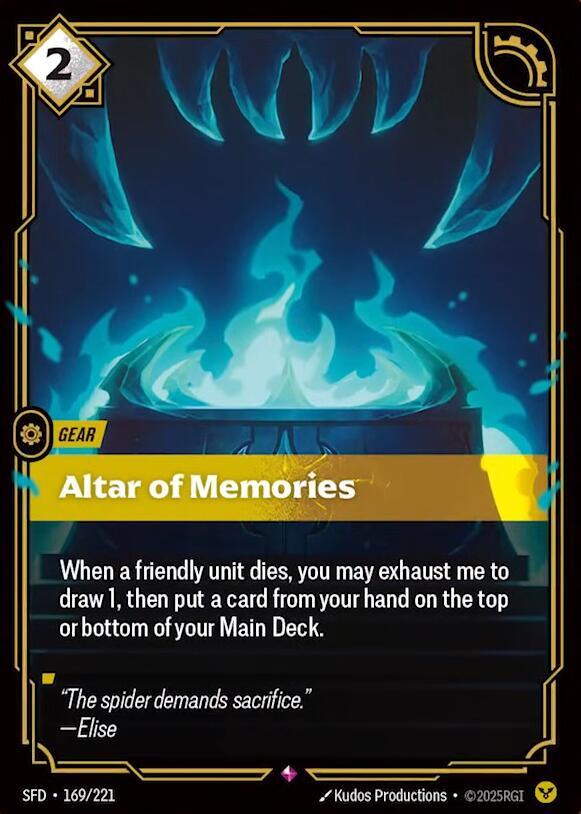 Altar of Memories 169/221 (Spiritforged)  - Foil | Good Games Adelaide SA