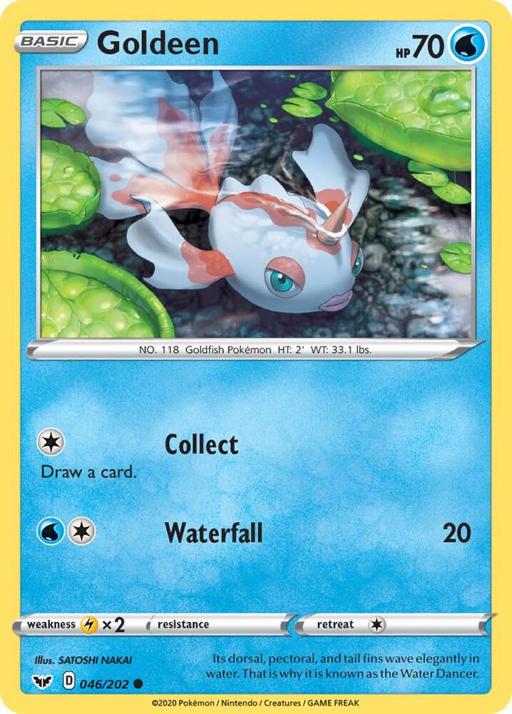 Goldeen 046/202 (SWSH01: Sword & Shield Base Set)  | Good Games Adelaide SA