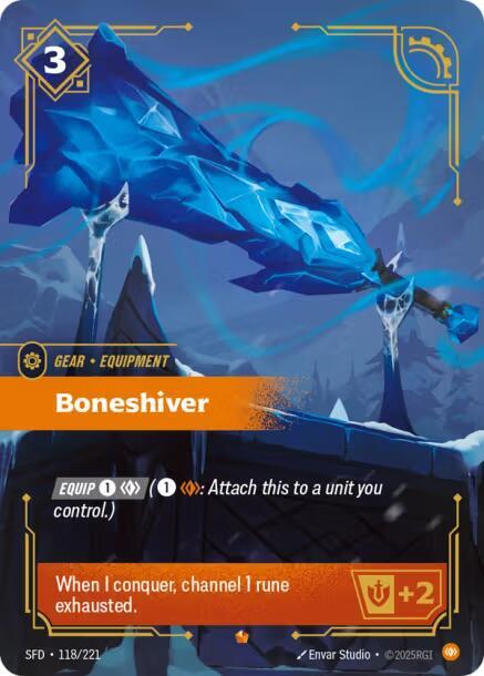 Boneshiver 118/221 (Spiritforged)  - Foil | Good Games Adelaide SA