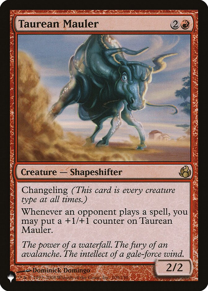 Taurean Mauler MOR 109/150 (The List Reprints)  | Good Games Adelaide SA