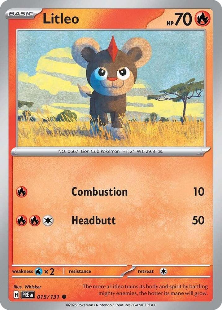 Litleo 015/131 (SV: Prismatic Evolutions)  | Good Games Adelaide SA