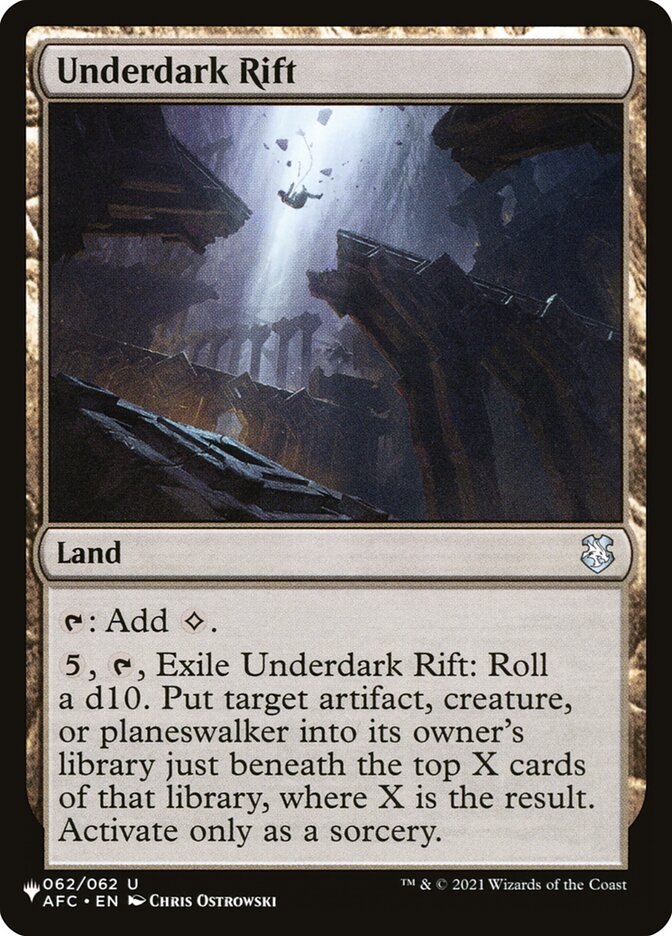 Underdark Rift 062/062 (The List Reprints)  | Good Games Adelaide SA
