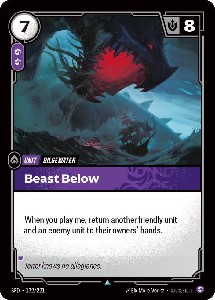 Beast Below 132/221 (Spiritforged)  | Good Games Adelaide SA