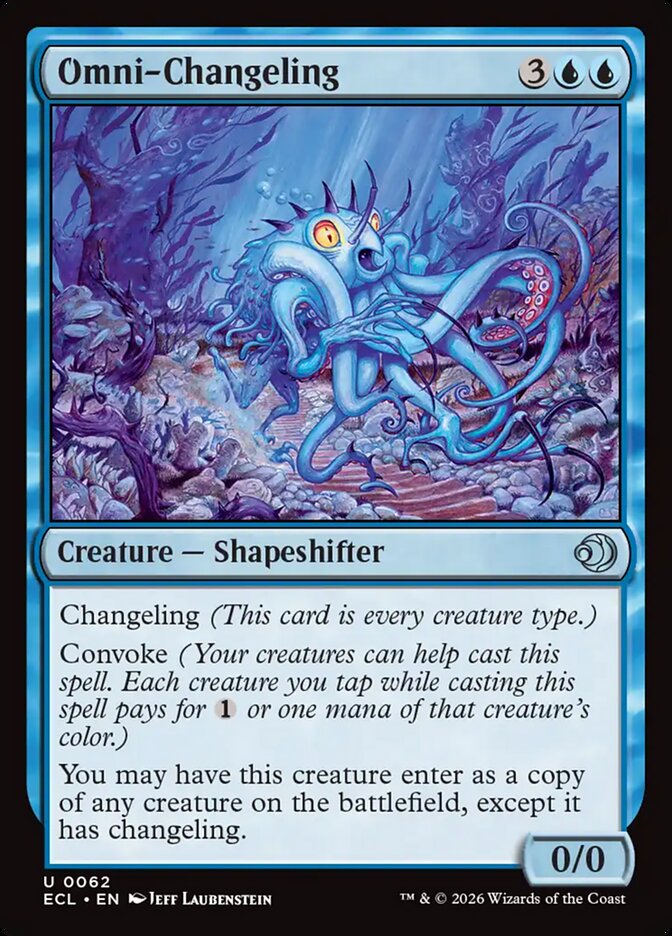 Omni Changeling 62 (Lorwyn Eclipsed)  - Foil | Good Games Adelaide SA