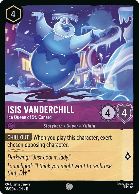 Isis Vanderchill, Ice Queen of St. Canard 38/204 (Winterspell)  | Good Games Adelaide SA