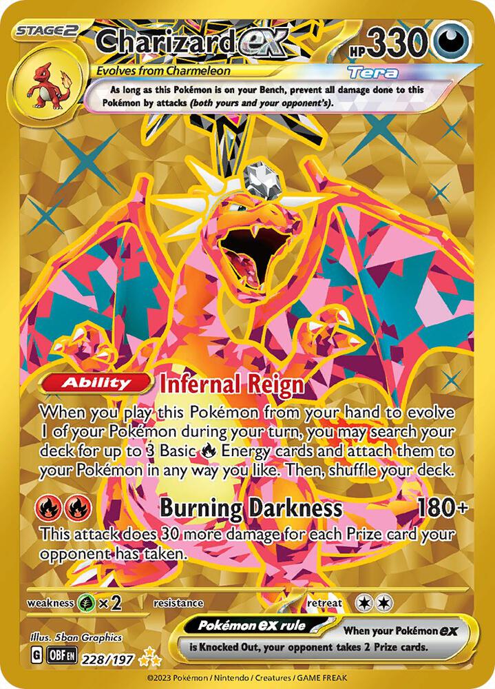 Charizard ex 228/197 (SV03: Obsidian Flames)  - Holofoil | Good Games Adelaide SA