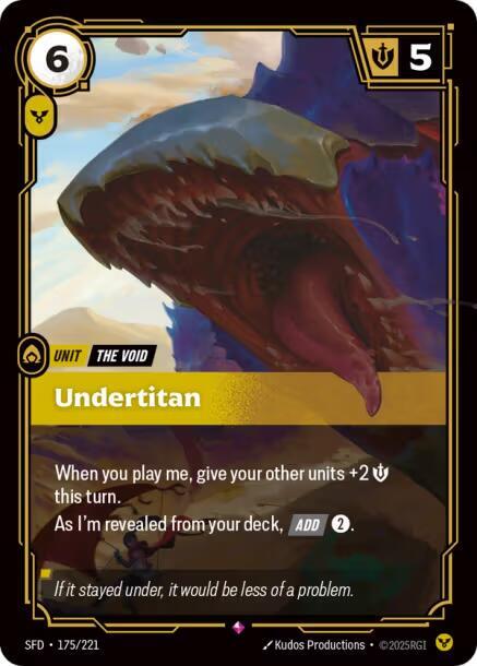 Undertitan 175/221 (Spiritforged)  - Foil | Good Games Adelaide SA