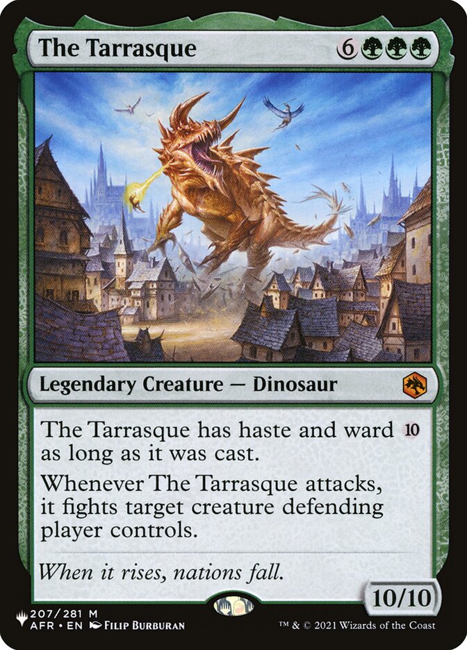 The Tarrasque 207/281 (The List Reprints)  | Good Games Adelaide SA