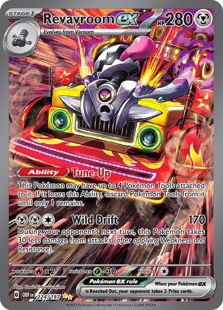 Revavroom ex 224/197 (SV03: Obsidian Flames)  - Holofoil | Good Games Adelaide SA