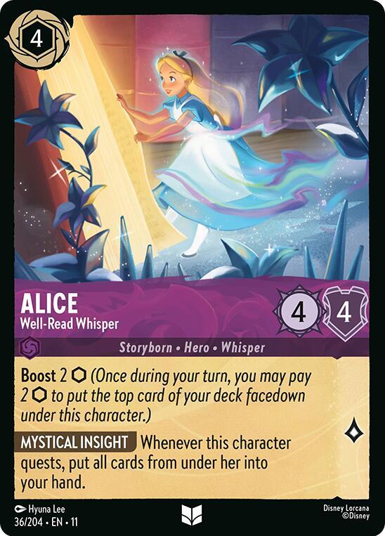 Alice Well Read Whisper 36/204 (Winterspell)  | Good Games Adelaide SA