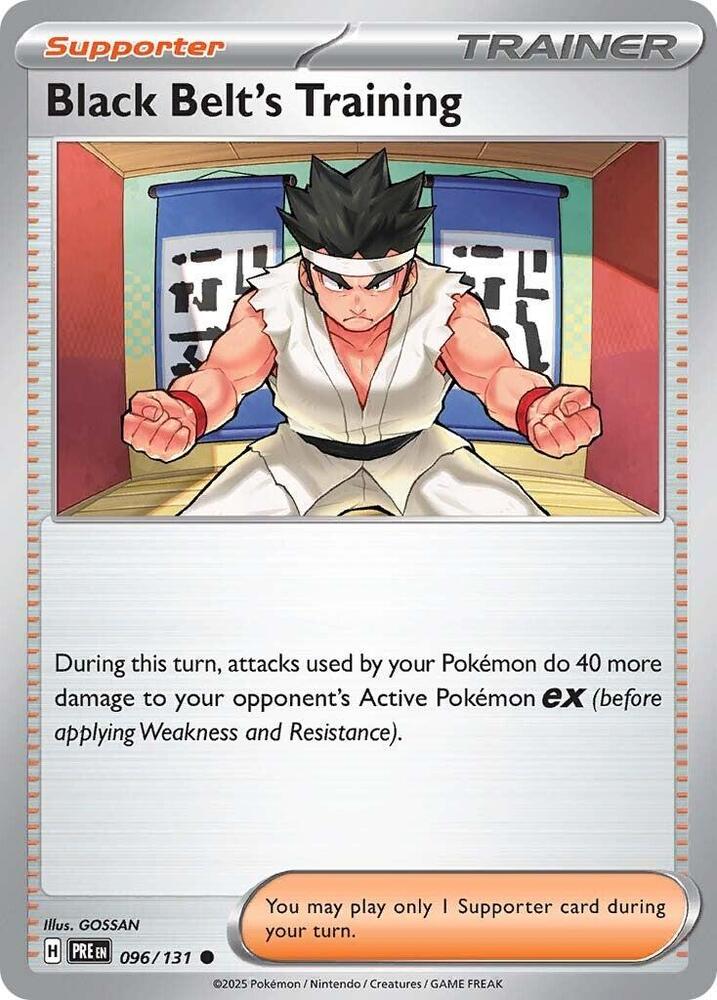 Black Belts Training 096 131 096/131 (SV: Prismatic Evolutions)  | Good Games Adelaide SA