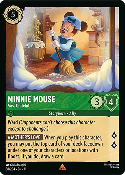Minnie Mouse, Mrs. Cratchit 88/204 (Winterspell)  - Cold Foil | Good Games Adelaide SA