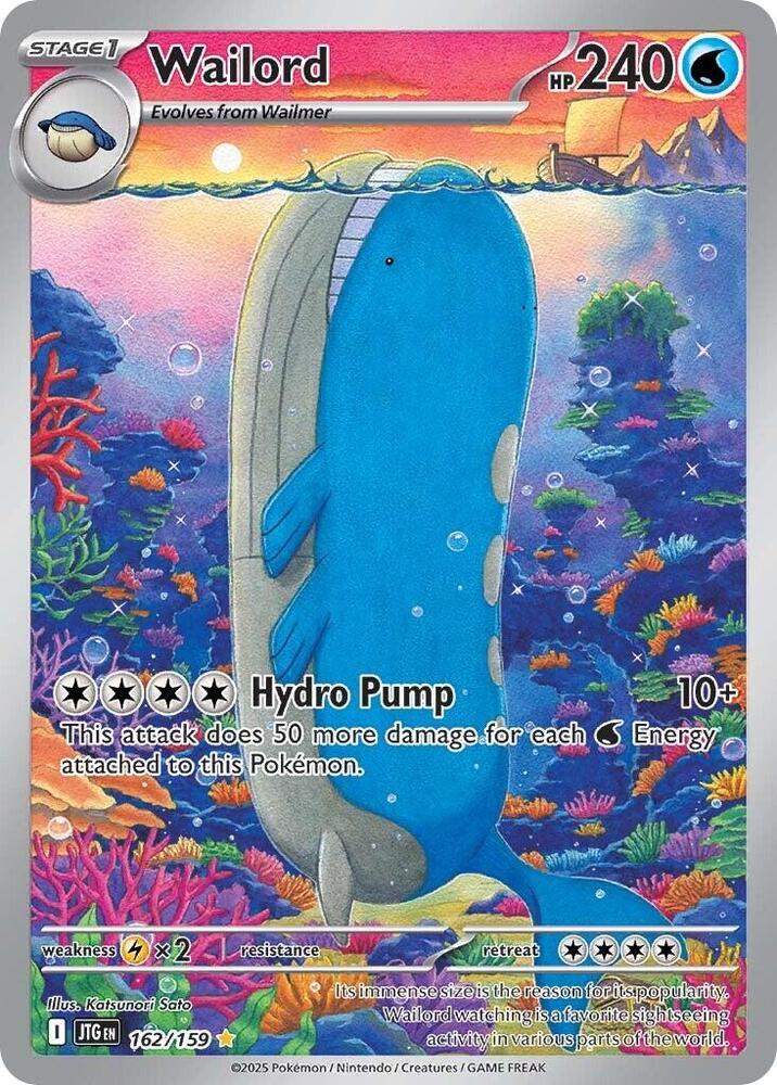 Wailord 162/159 (SV09: Journey Together)  - Holofoil | Good Games Adelaide SA