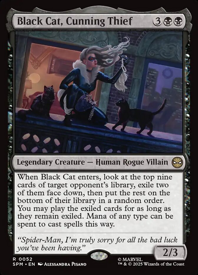 Black Cat, Cunning Thief 52 (Marvel's Spider-Man)  - Foil | Good Games Adelaide SA