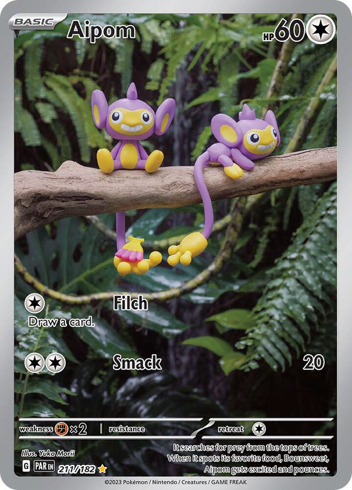 Aipom 211/182 (SV04: Paradox Rift)  - Holofoil | Good Games Adelaide SA