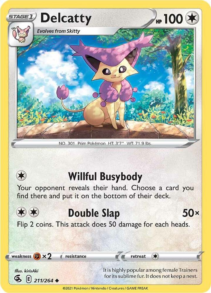 Delcatty 211/264 (SWSH08: Fusion Strike)  | Good Games Adelaide SA