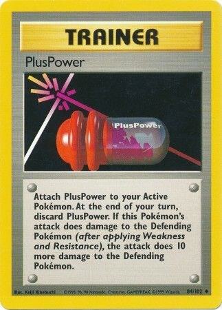 PlusPower 084/102 (Base Set)  | Good Games Adelaide SA