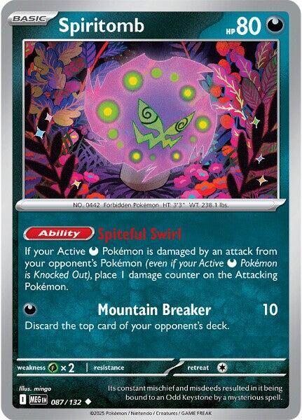 Spiritomb 087/132 (ME01: Mega Evolution)  - Reverse Holofoil | Good Games Adelaide SA
