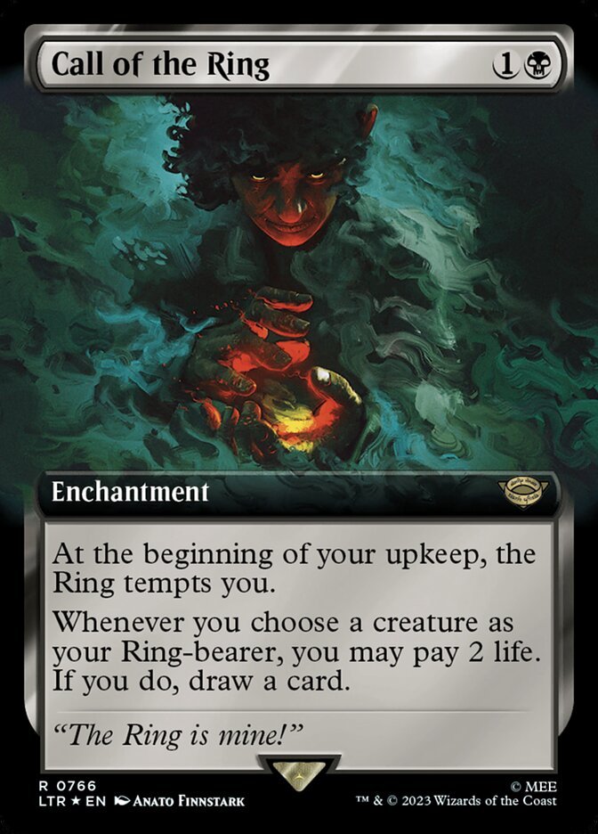 Call of the Ring 766 (Universes Beyond: The Lord of the Rings: Tales of Middle-earth)  - Extended Art Surge Foil | Good Games Adelaide SA