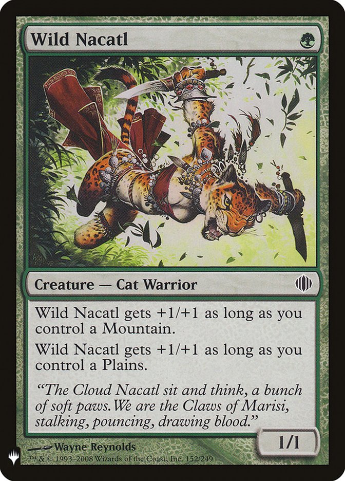 Wild Nacatl 152 (The List Reprints)  | Good Games Adelaide SA