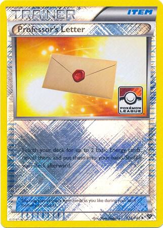 Professors Letter 123 146 Pokemon League 123/146 (League & Championship Cards)  - Reverse Holofoil | Good Games Adelaide SA