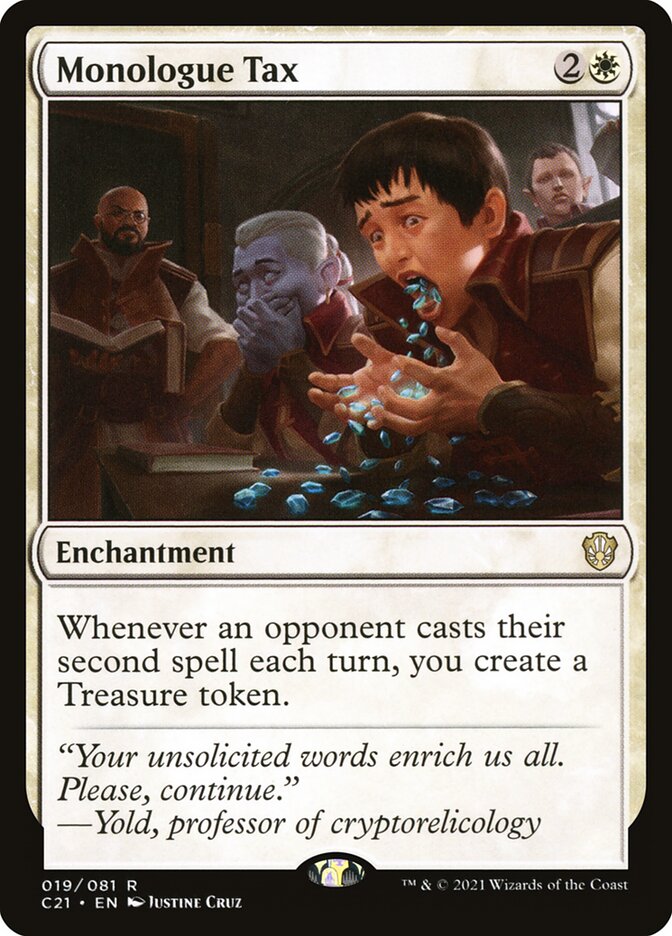 Monologue Tax 19 (Commander 2021)  | Good Games Adelaide SA