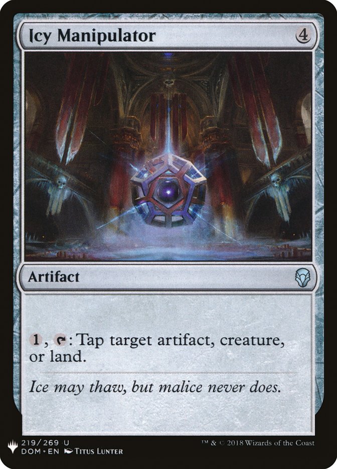 Icy Manipulator 219 (The List Reprints)  | Good Games Adelaide SA