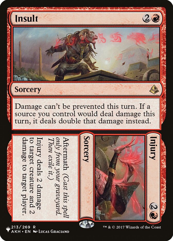 Insult // Injury 213/269 (The List Reprints)  | Good Games Adelaide SA