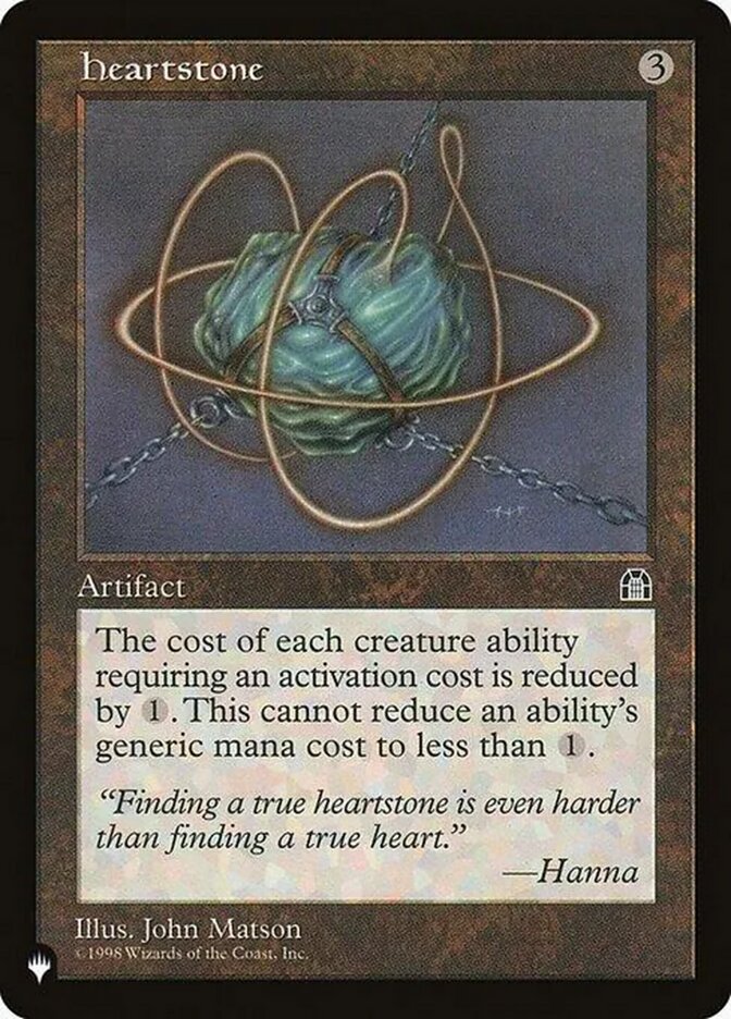 Heartstone  (The List Reprints)  | Good Games Adelaide SA