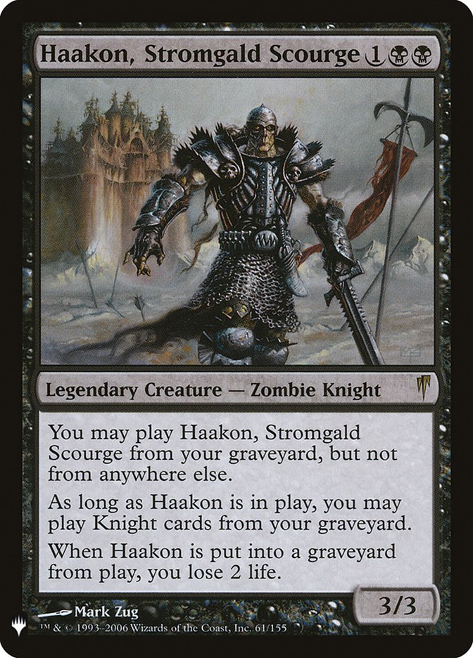 Haakon, Stromgald Scourge 61 (The List Reprints)  | Good Games Adelaide SA