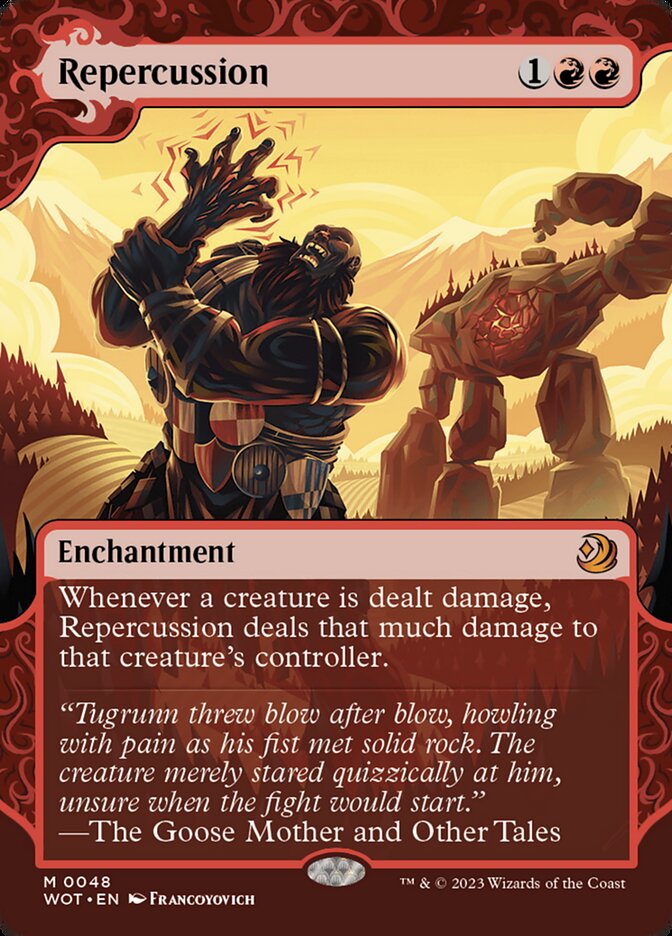 Repercussion 48 (Wilds of Eldraine: Enchanting Tales)  - Foil | Good Games Adelaide SA