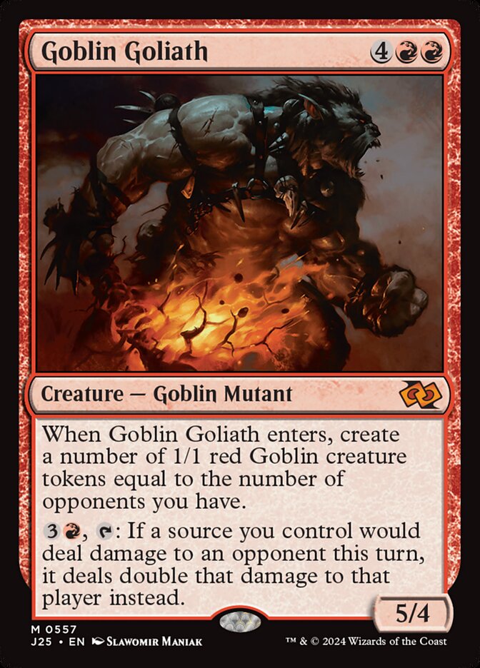 Goblin Goliath 557 (Foundations Jumpstart)  | Good Games Adelaide SA
