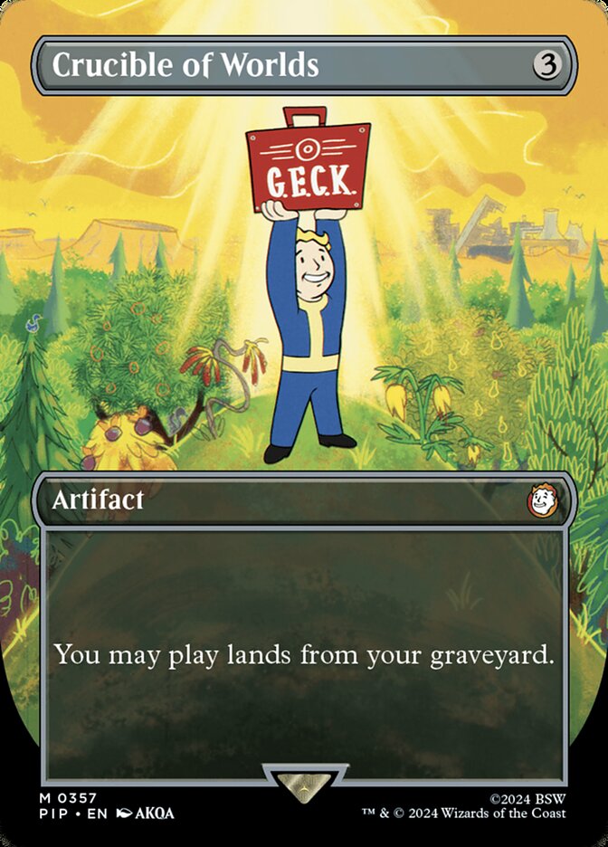 Crucible of Worlds 357 (Universes Beyond: Fallout)  - Foil | Good Games Adelaide SA