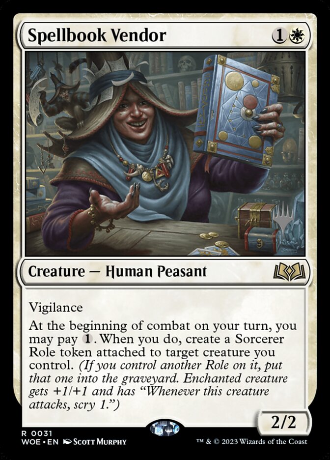 Spellbook Vendor 31 (Promo Pack: Wilds of Eldraine)  | Good Games Adelaide SA