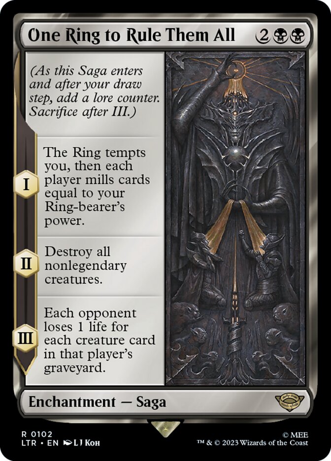 One Ring to Rule Them All 102 (Universes Beyond: The Lord of the Rings: Tales of Middle-earth)  | Good Games Adelaide SA