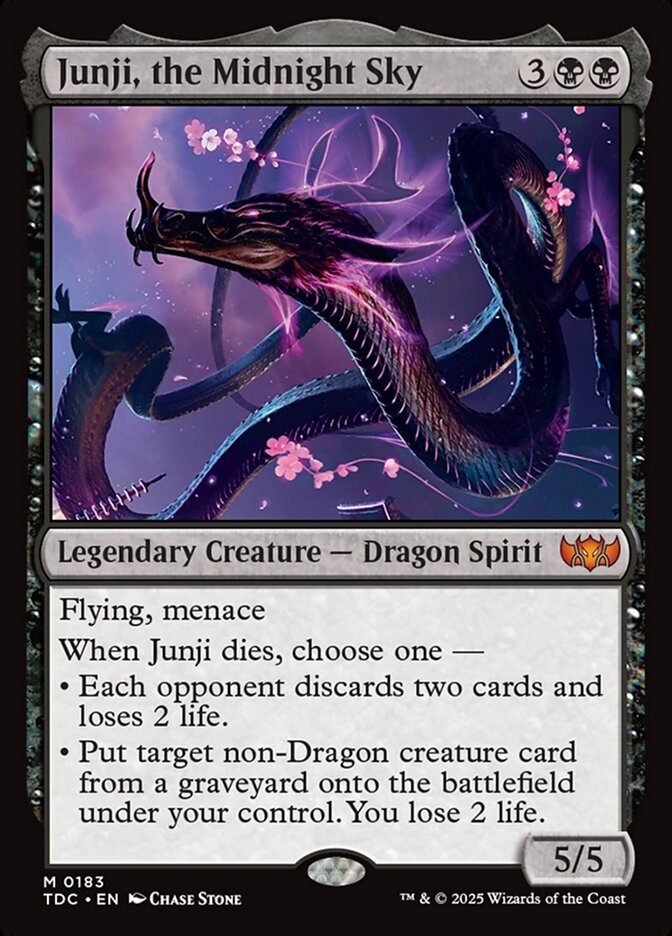 Junji, the Midnight Sky 183 (Commander: Tarkir: Dragonstorm)  | Good Games Adelaide SA