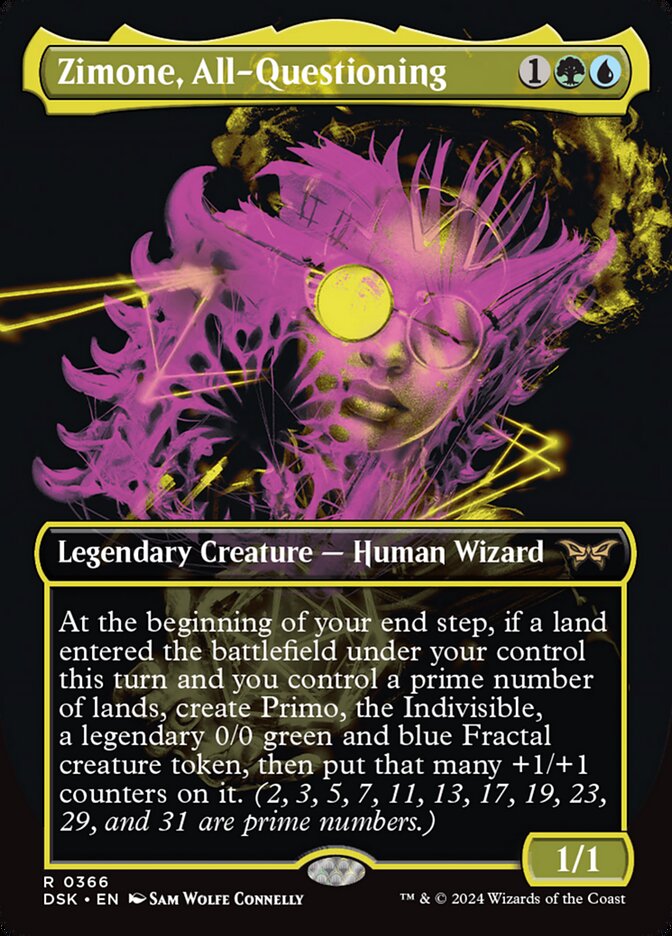 Zimone, All-Questioning 366 (Duskmourn: House of Horror)  - Foil | Good Games Adelaide SA