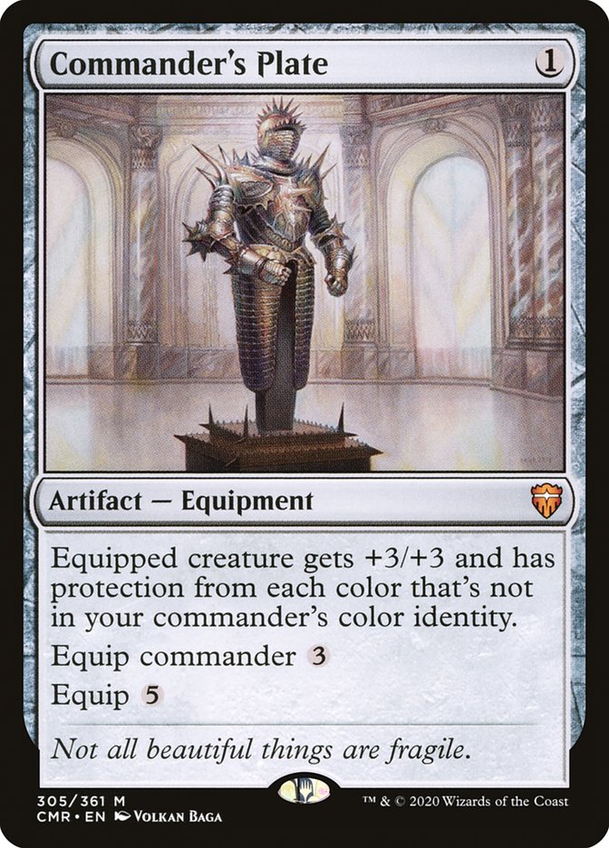 Commander's Plate 305 (Commander Legends)  - Foil | Good Games Adelaide SA