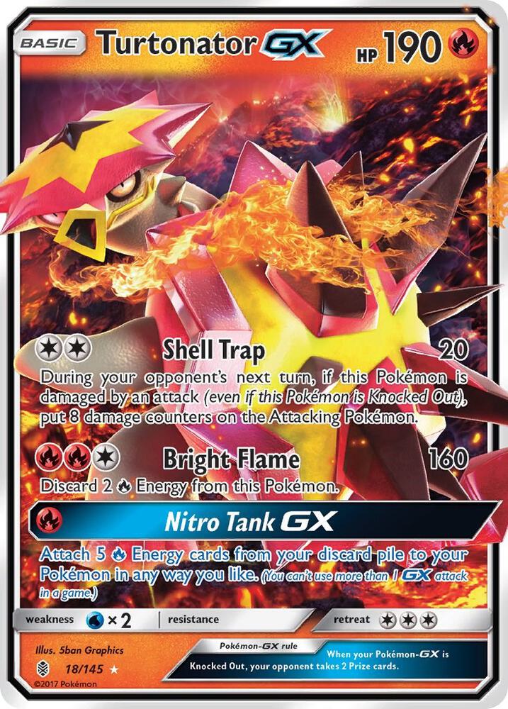 Turtonator GX 18/145 (SM - Guardians Rising)  - Holofoil | Good Games Adelaide SA