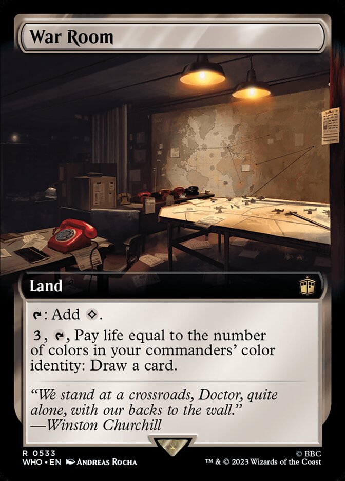 War Room 533 (Universes Beyond: Doctor Who)  - Foil | Good Games Adelaide SA