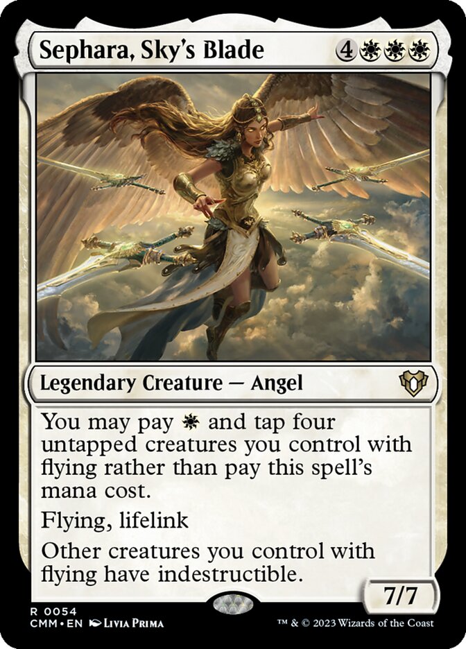 Sephara, Sky's Blade 54 (Commander Masters)  - Foil | Good Games Adelaide SA
