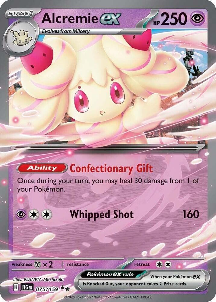 Alcremie ex 075/159 (SV09: Journey Together)  - Holofoil | Good Games Adelaide SA