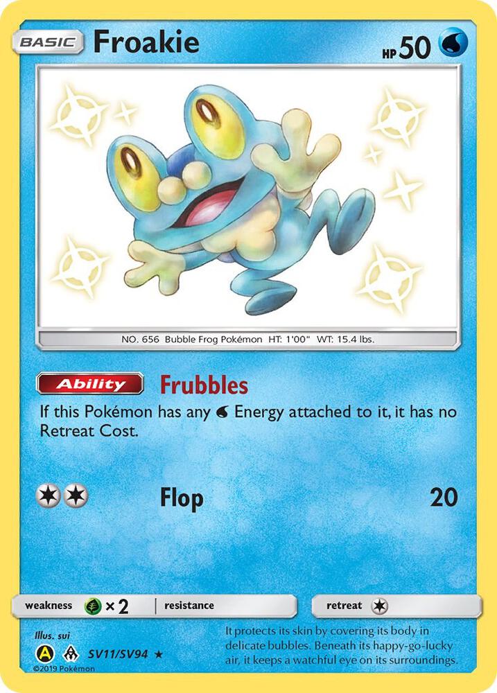 Froakie SV11/SV94 (Hidden Fates: Shiny Vault)  - Holofoil | Good Games Adelaide SA