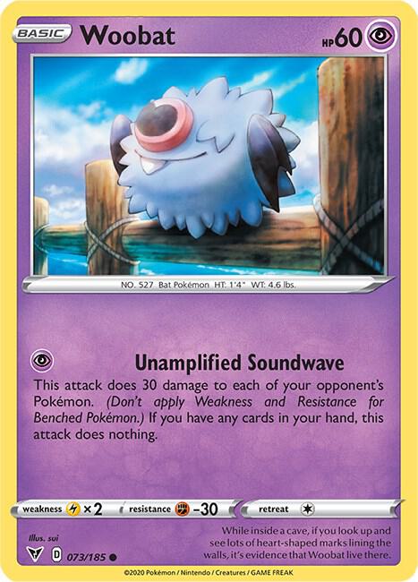 Woobat 073/185 (SWSH04: Vivid Voltage)  | Good Games Adelaide SA