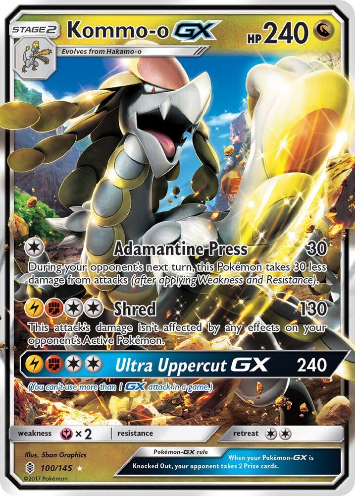 Kommo o GX 100/145 (SM - Guardians Rising)  - Holofoil | Good Games Adelaide SA