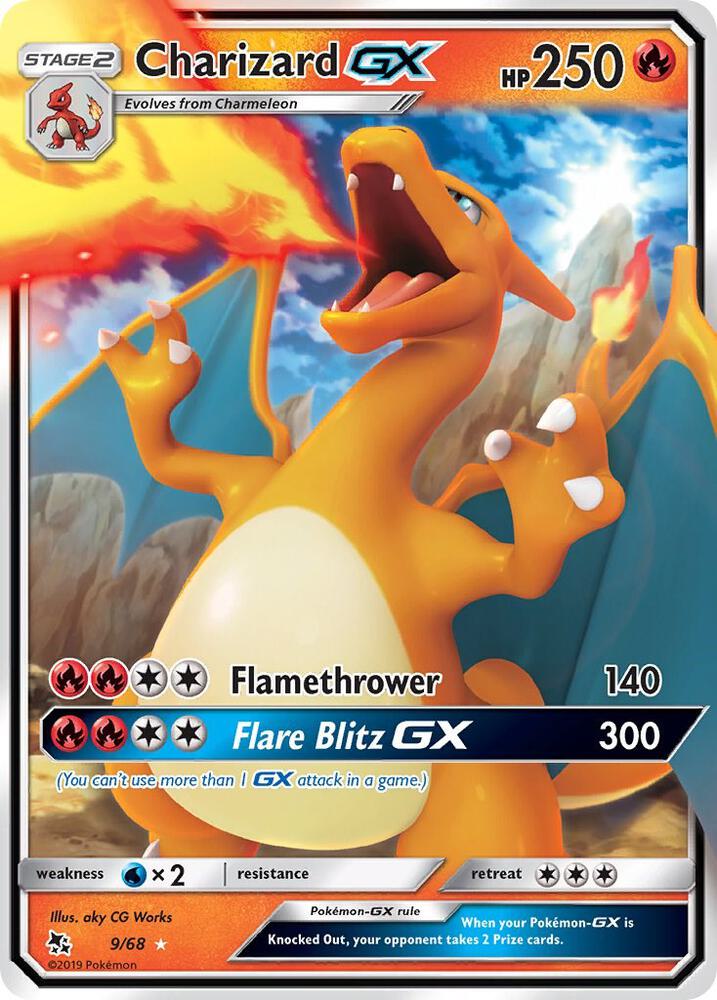 Charizard GX 9/68 (Hidden Fates)  - Holofoil | Good Games Adelaide SA