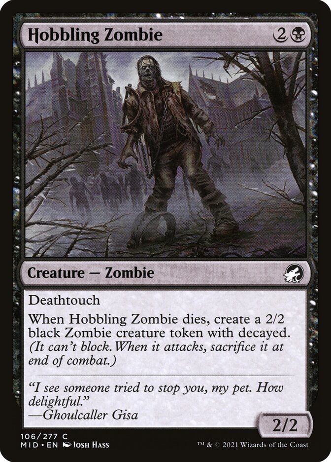 Hobbling Zombie 106 (Innistrad: Midnight Hunt)  | Good Games Adelaide SA