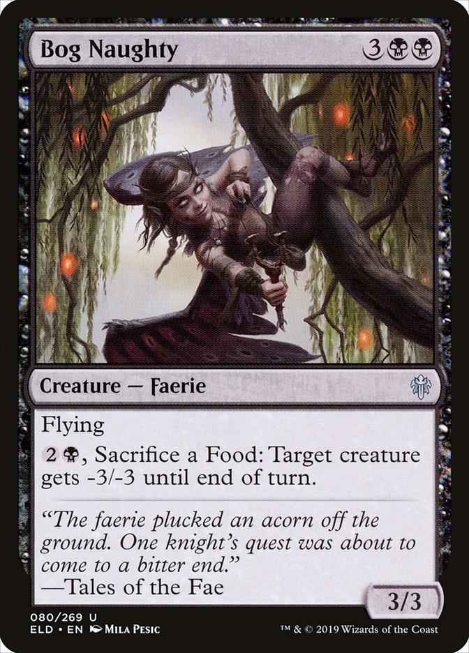 Bog Naughty 80 (Throne of Eldraine)  - Foil | Good Games Adelaide SA
