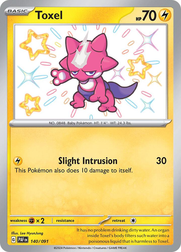 Toxel 140/091 (SV: Paldean Fates)  - Holofoil | Good Games Adelaide SA